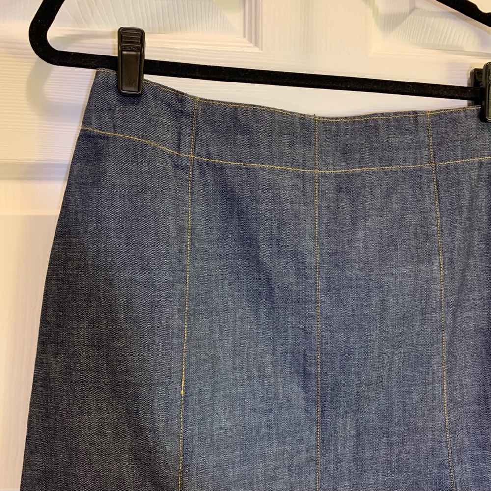 Harold’s NWOT Dark Dress Denim Skirt Size 6 - Picture 2 of 8